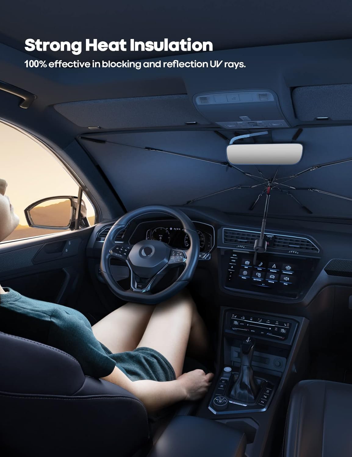 Car Windshield Sunshade Foldable Front Window Cover